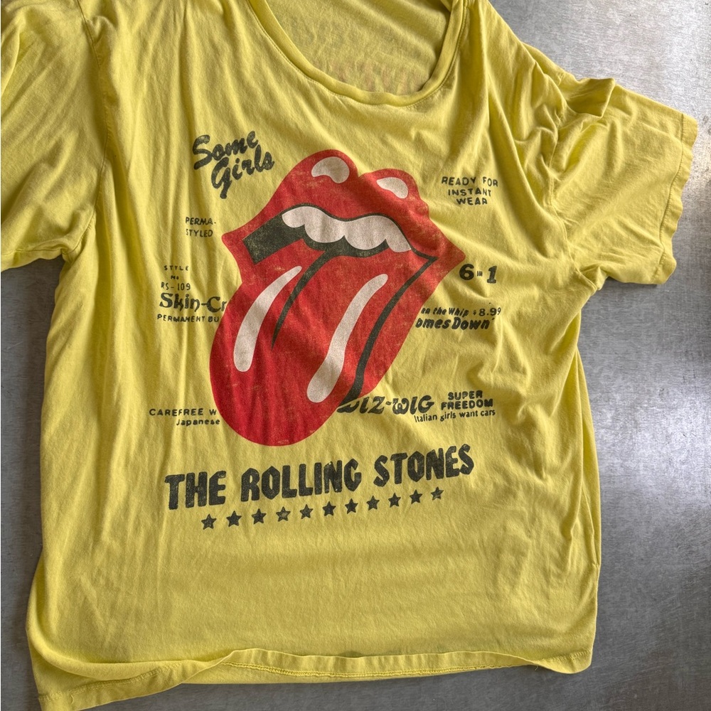 Yellow The Rolling Stones Kids Shirt